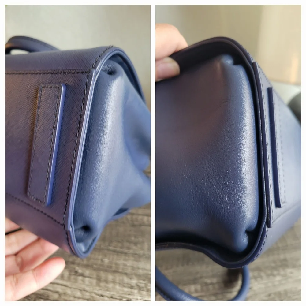 MCM Blue saffiano leather 2way bag - Picture 6 of 12